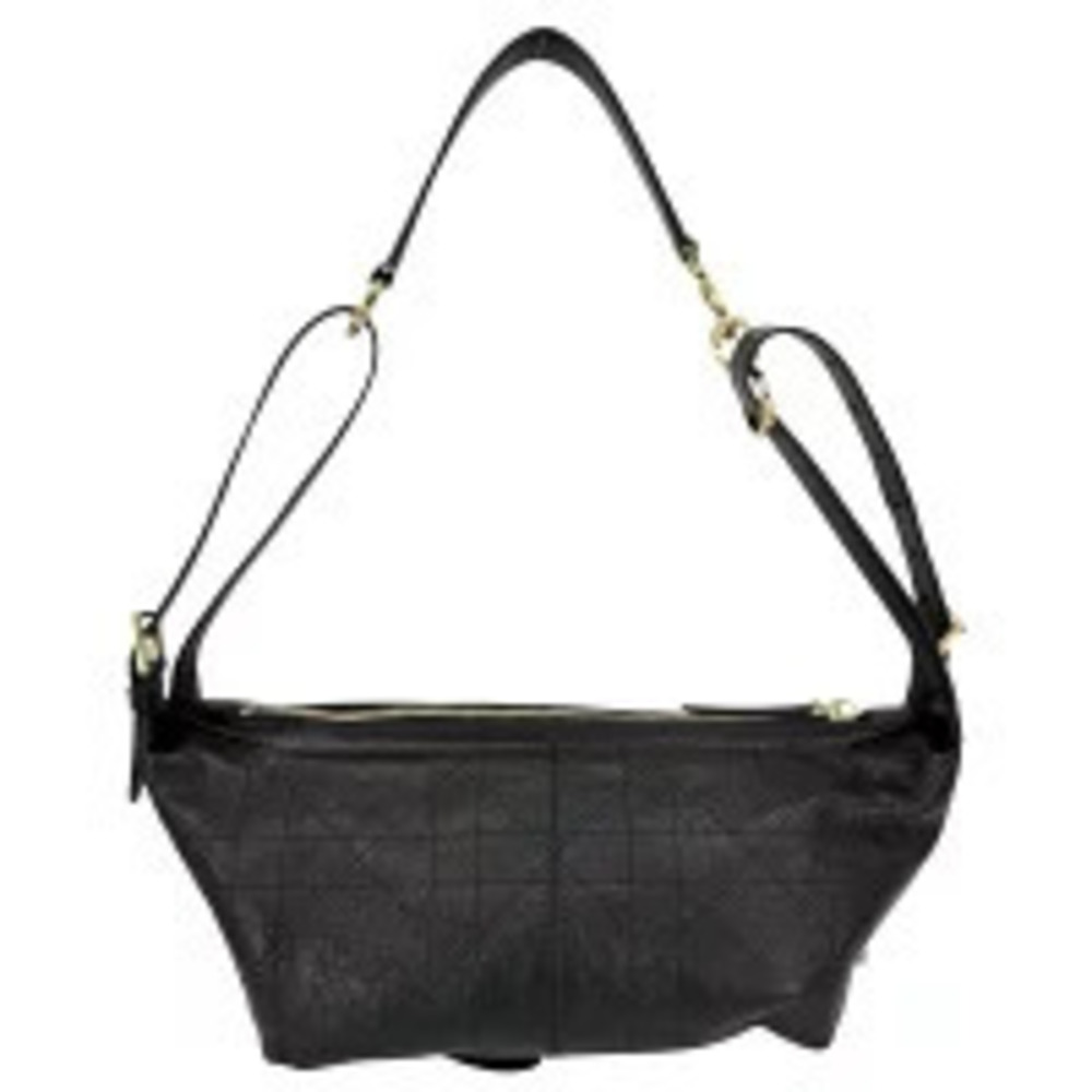 Dior One Hobo Journey Hobo Bag Shoulder Christian  Shoulder Macro Cannage Black